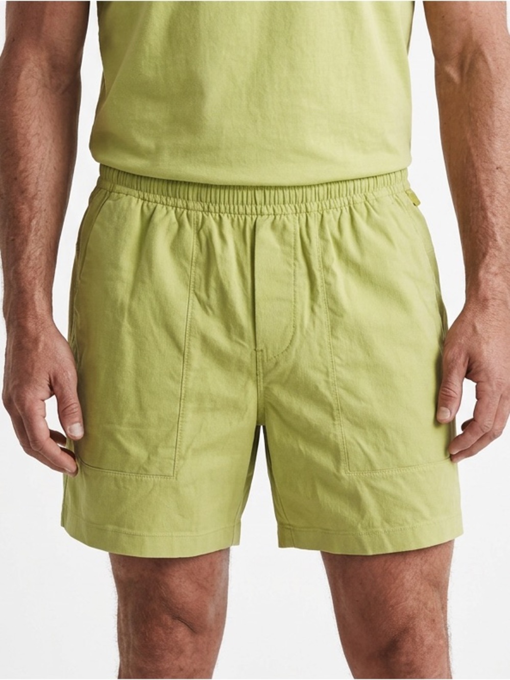LULULEMON | Lime Green Bowline Ripstop Athletic Shorts Men’s Size Small